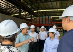 熱烈歡迎新余市水利局局長謝海峰一行領(lǐng)導(dǎo)蒞臨我司參觀指導(dǎo)！